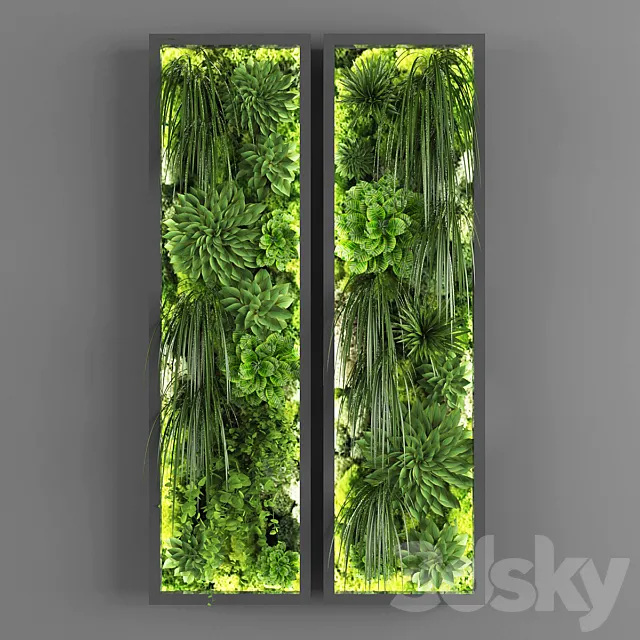 Vertical garden 068 3D Model