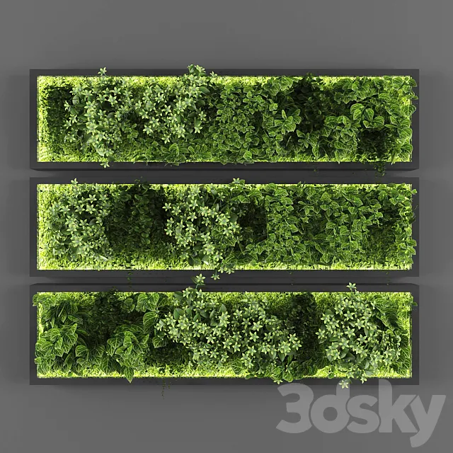 Vertical garden 074 3D Model