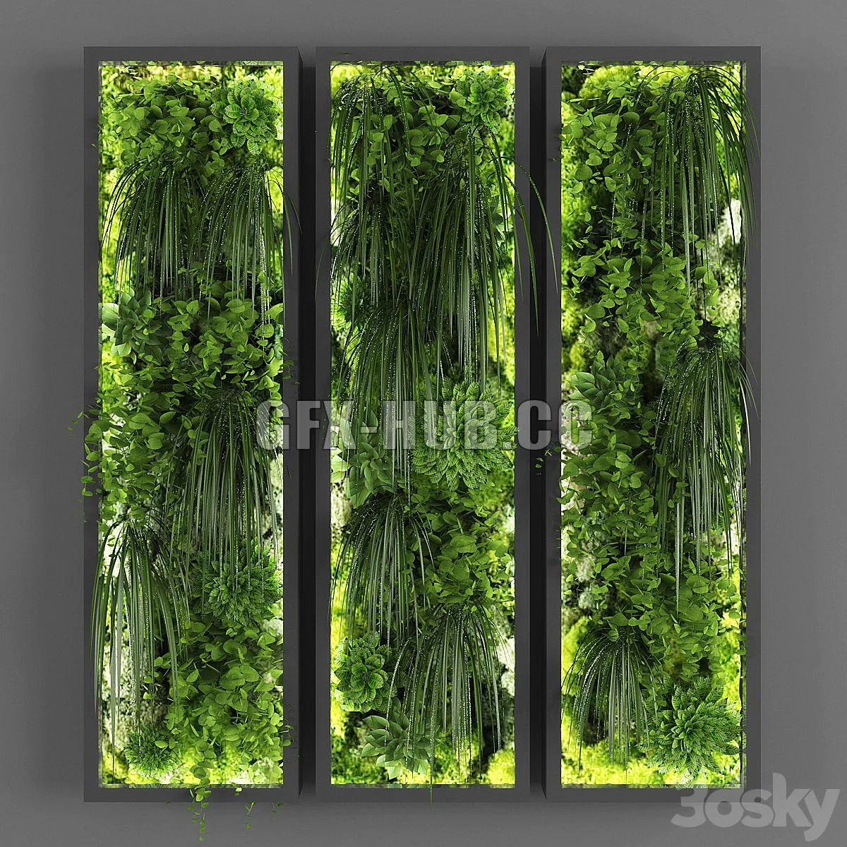 Vertical garden 076 3D Model