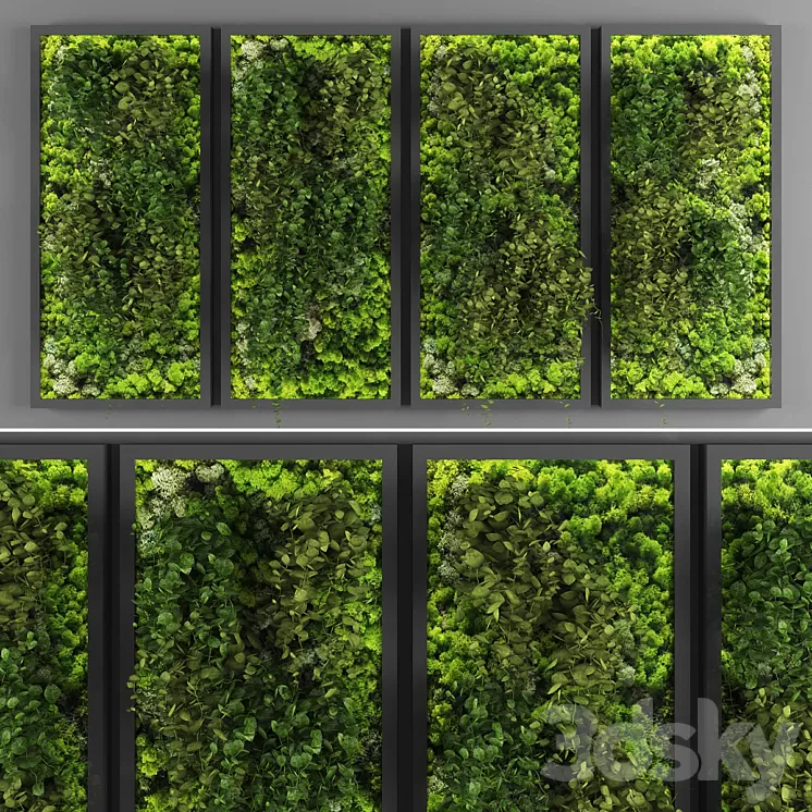 Vertical garden 081 3D Model