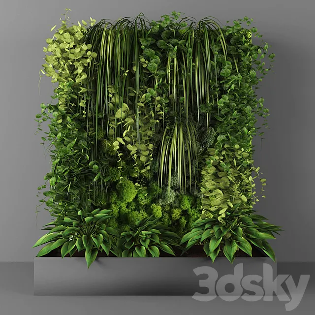 Vertical garden 096 3D Model