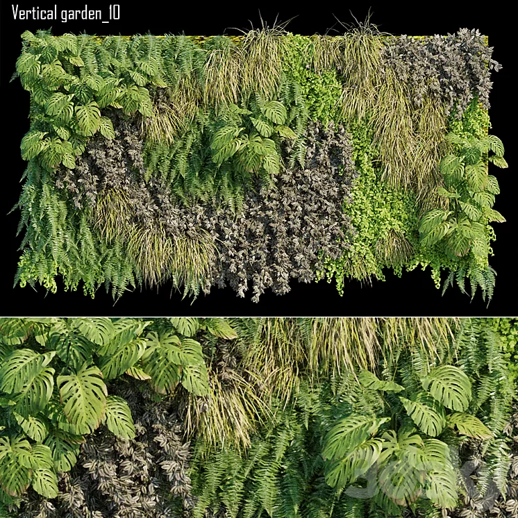 Vertical garden 10 3D Model