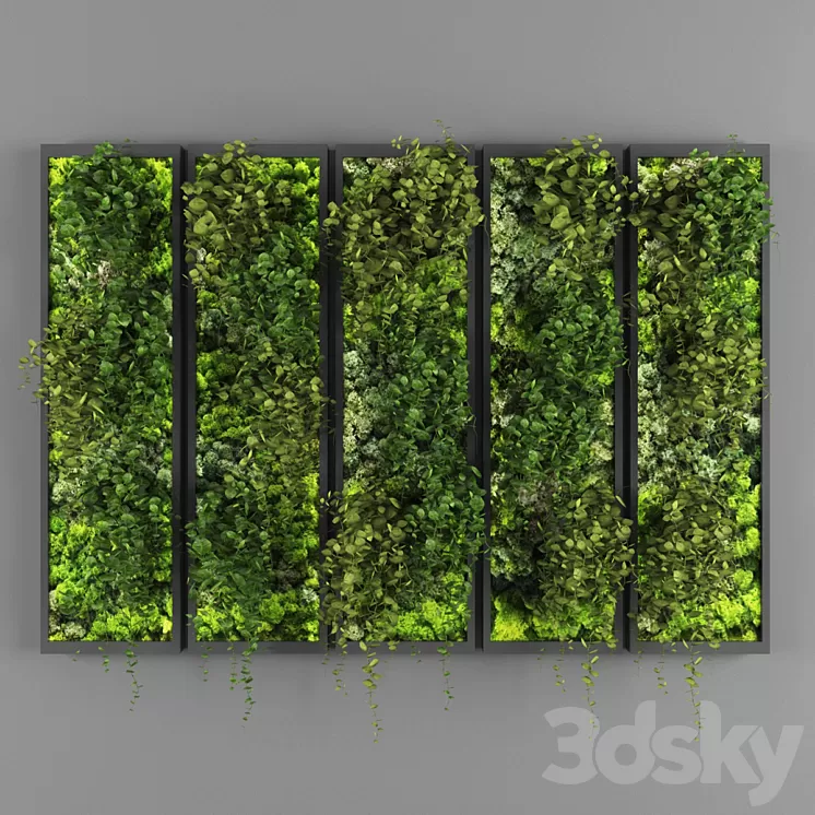 Vertical garden 110 3D Model