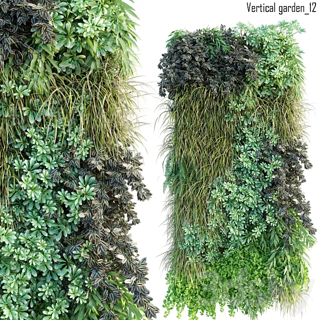 Vertical garden 12 3D Model