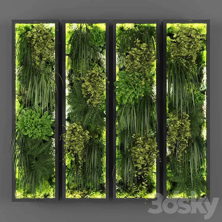 Vertical garden 127 3D Model