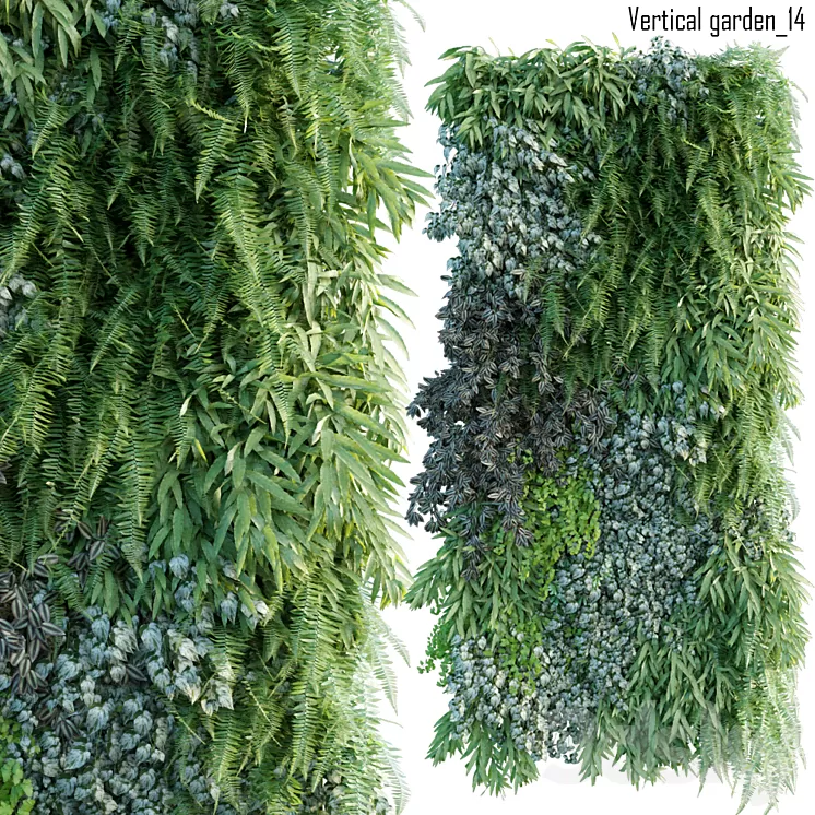 Vertical garden 14 3D Model