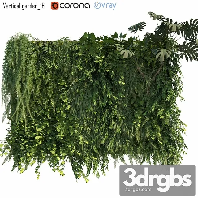 Vertical Garden 16 2 3D Model Free