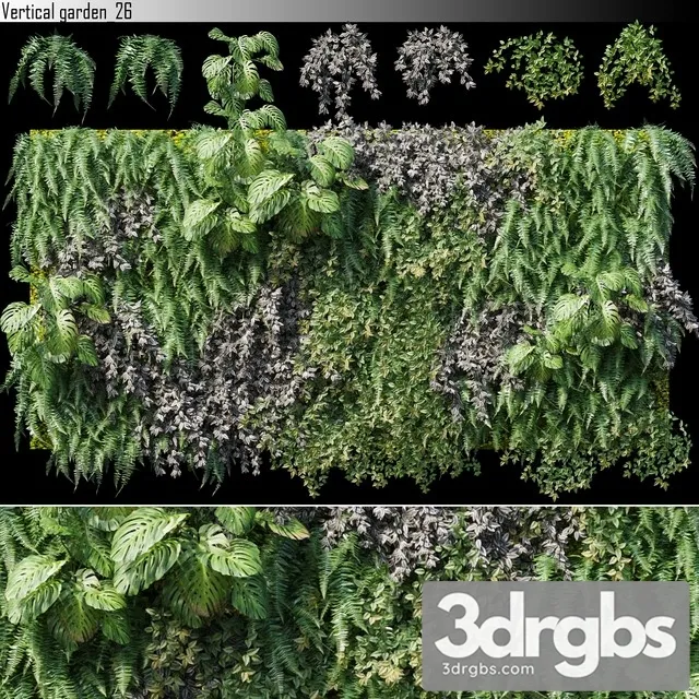 Vertical Garden 3D Model Free