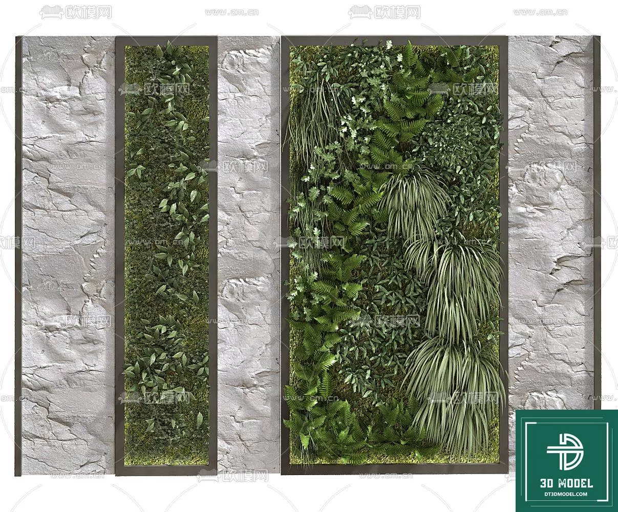 VERTICAL GARDEN – FITOWALL PLANT 3D MODEL – 183