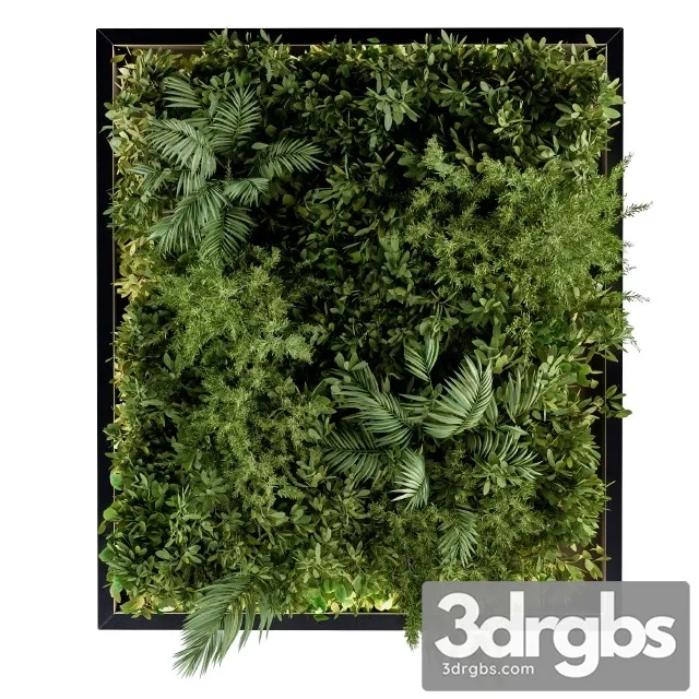 Vertical Garden Metal Frame 3D Model Free