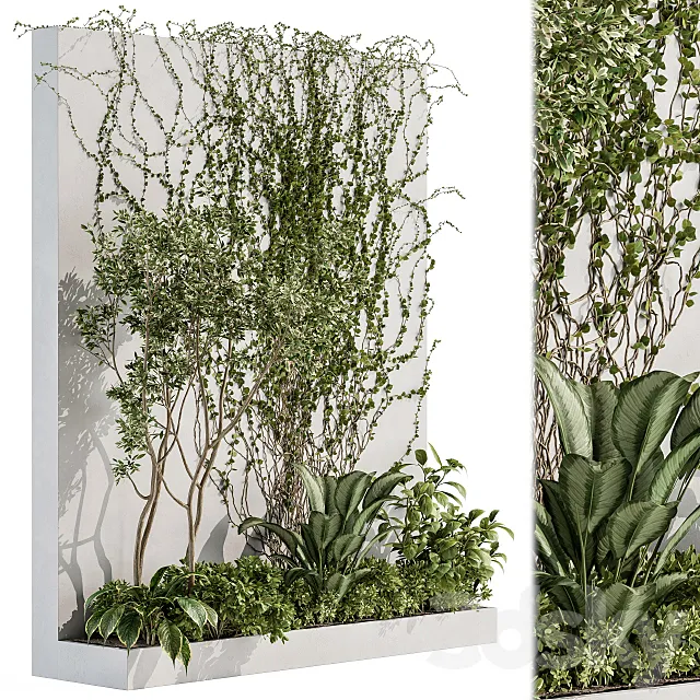 Vertical Garden Outdoor - Wall Decor 41 3DModel