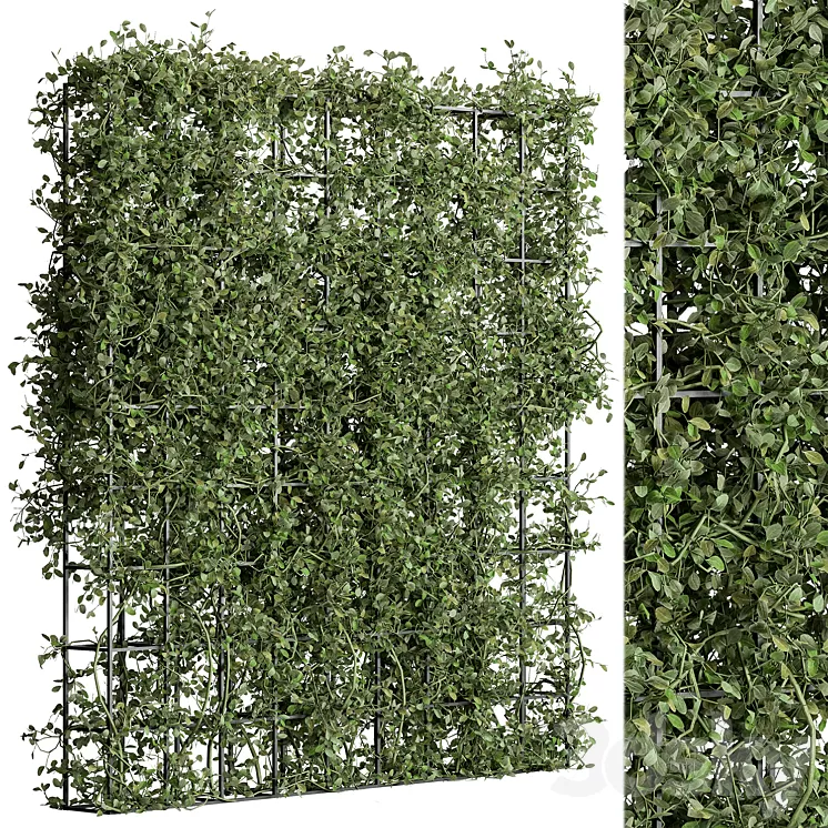 Vertical Garden Partiton - Set 81 3D Model