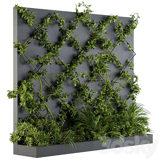 Vertical Garden - Wall Decor 3D Model