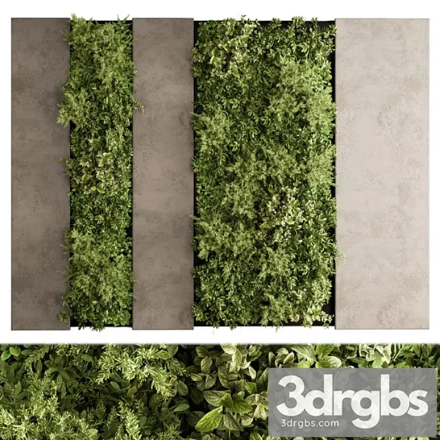 Vertical garden wood frame - wall decor 33