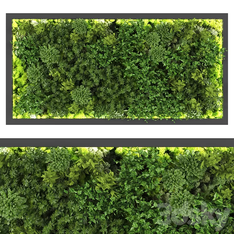 vertical garden169 3D Model Free