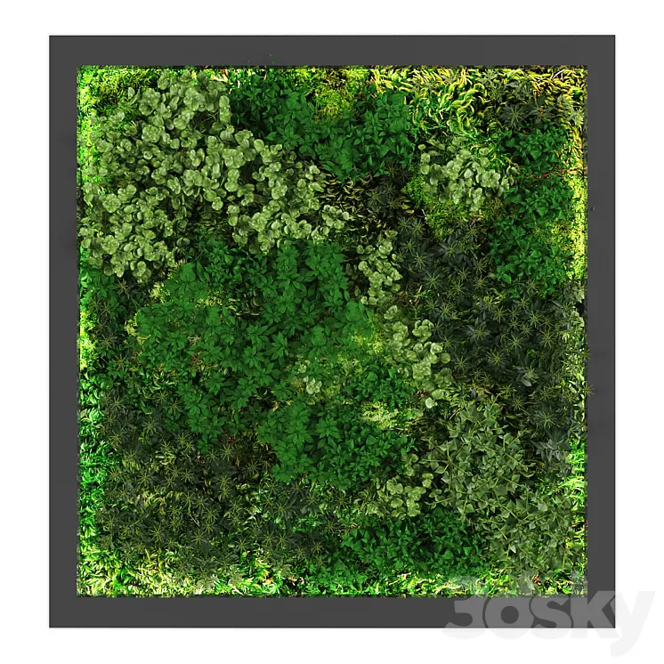 vertical garden178 3D Model Free Download