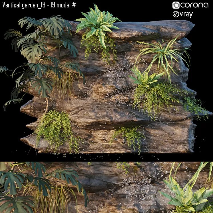 Vertical garden_19 3D Model
