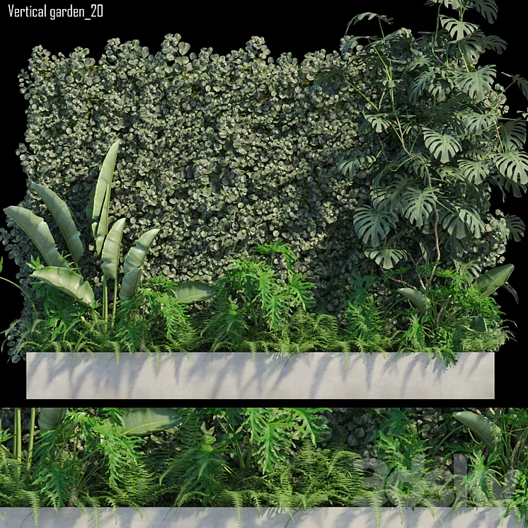 Vertical garden_20 3D Model