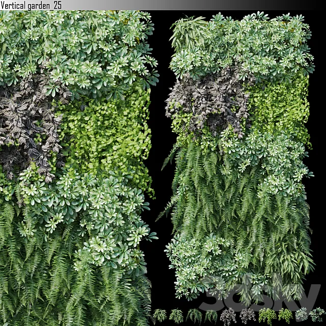 Vertical garden_25 3D Model