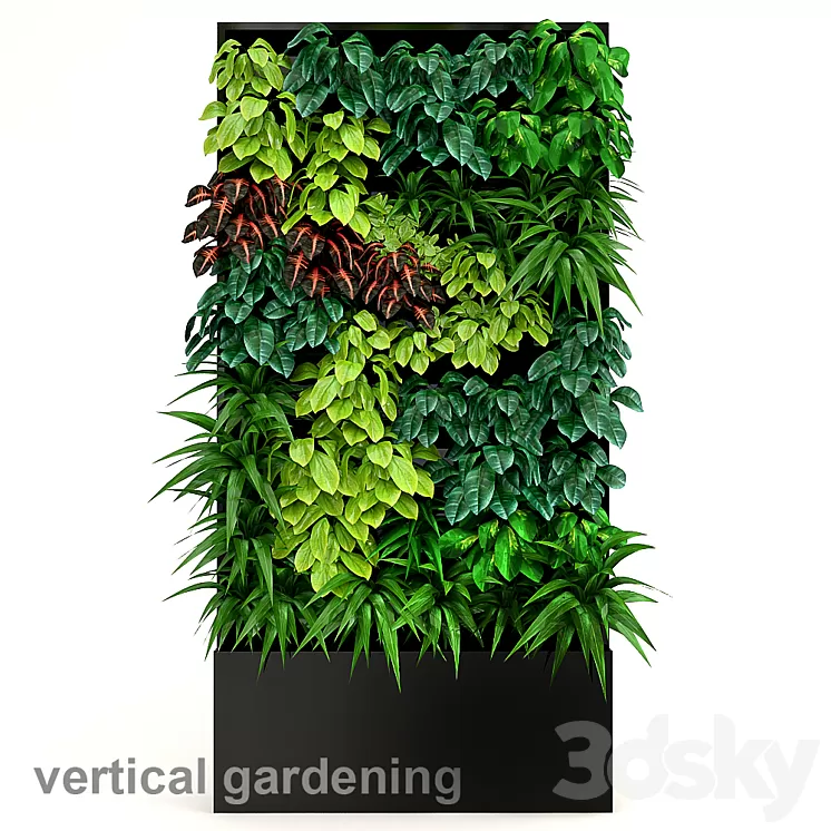 Vertical gardening 2 3D Model