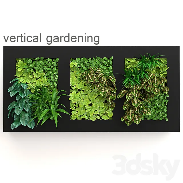 Vertical gardening 3DModel