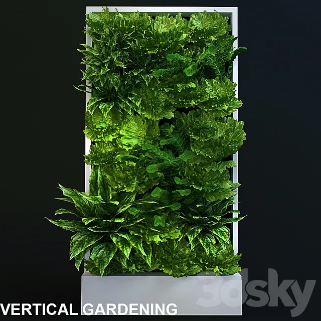 Vertical gardening 4 3D Model