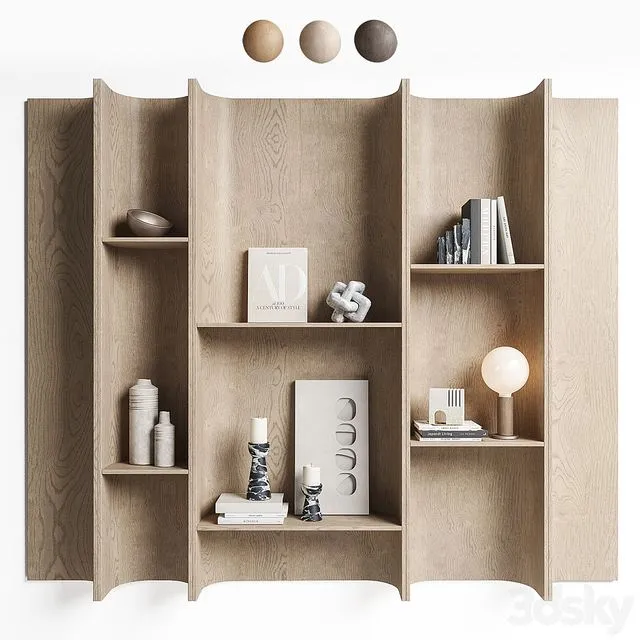 Vertical rack-shelf NG4 3D Model