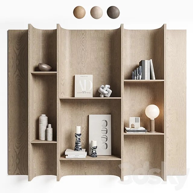 Vertical rack-shelf NG4 3D Model