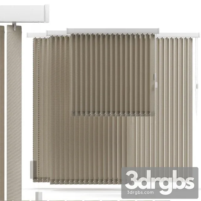 Verticle Blinds 3D Model Free