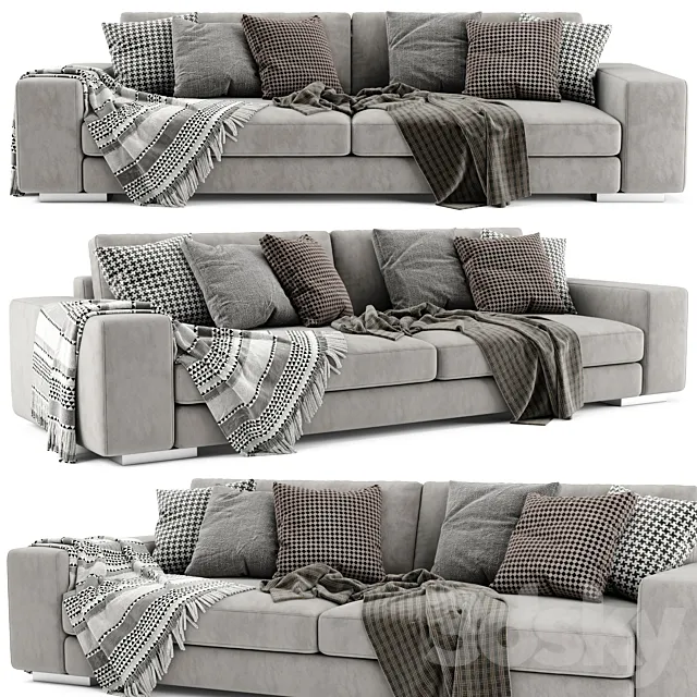 Verzelloni Holden 2 Seats Sofa 3D Model