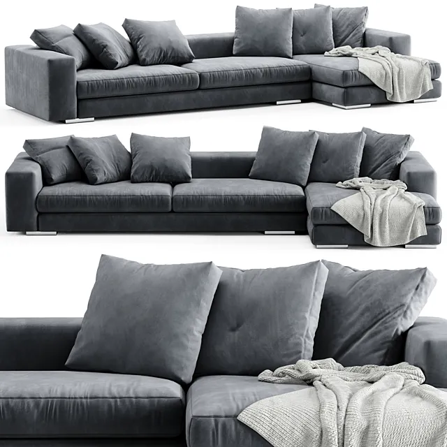 Verzelloni Holden Corner Sofa 3D Model