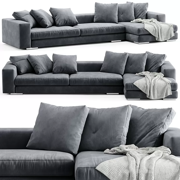Verzelloni Holden Corner Sofa 3D Model