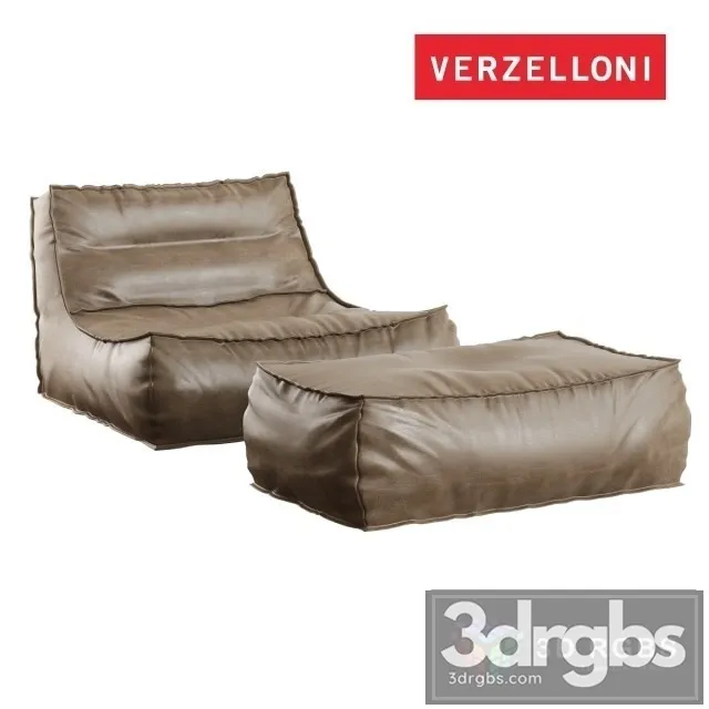 Verzelloni Zoe Large Armchair 3D Model Free