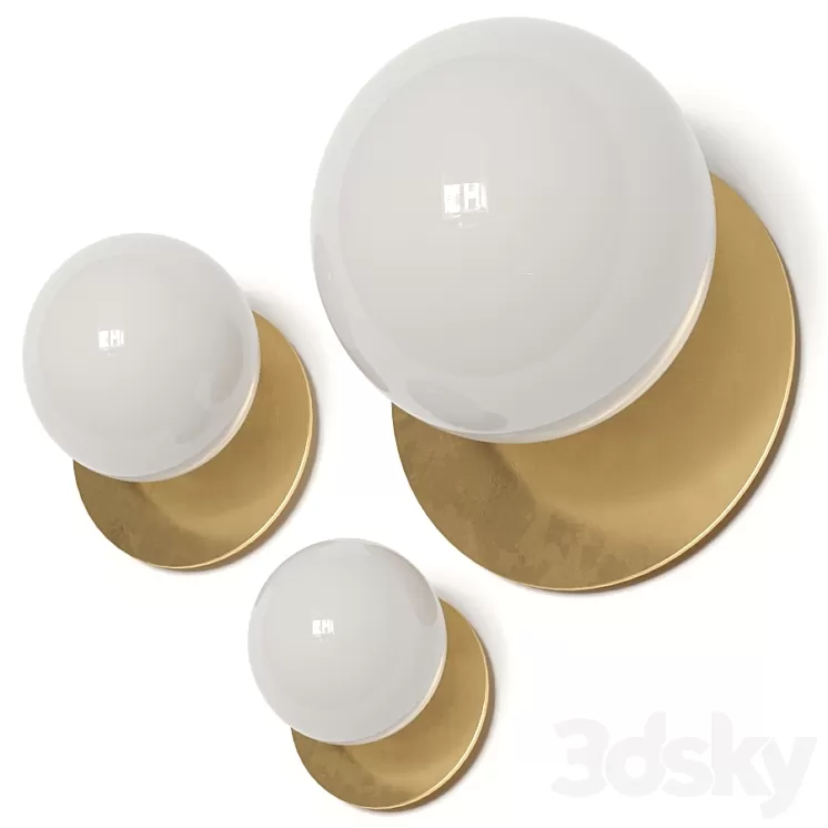 Vesoi Bijoux Wall Lamps 3D Model Free