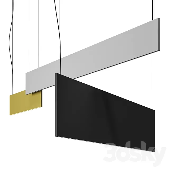 Vesoi PANTONE pendant lamp 3D Model