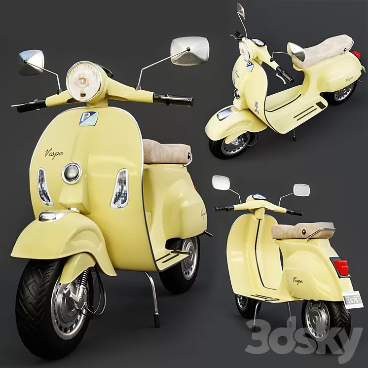 Vespa 01 3D Model