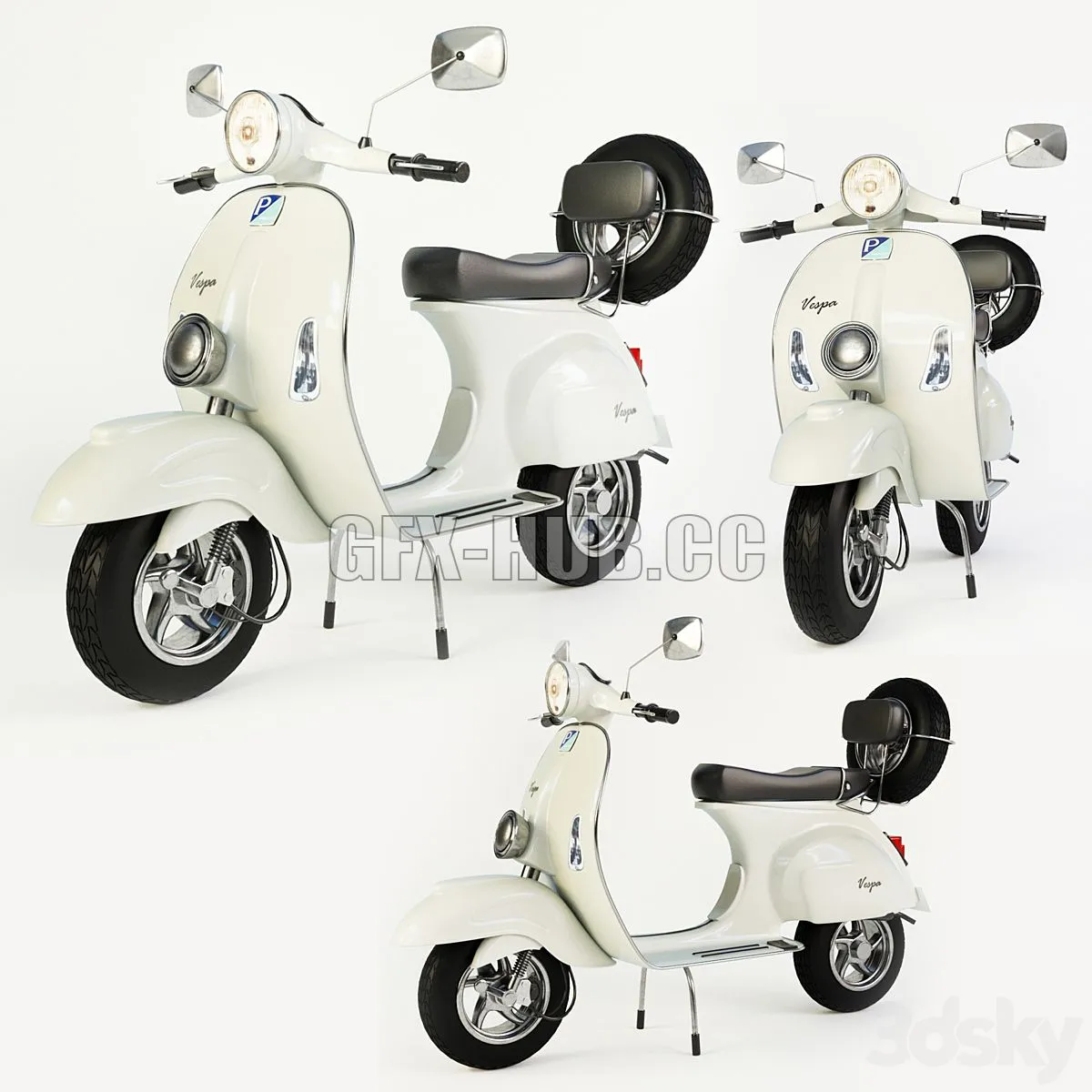 Vespa 04 3D Model