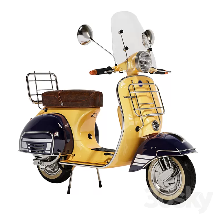 Vespa 5 3D Model Free