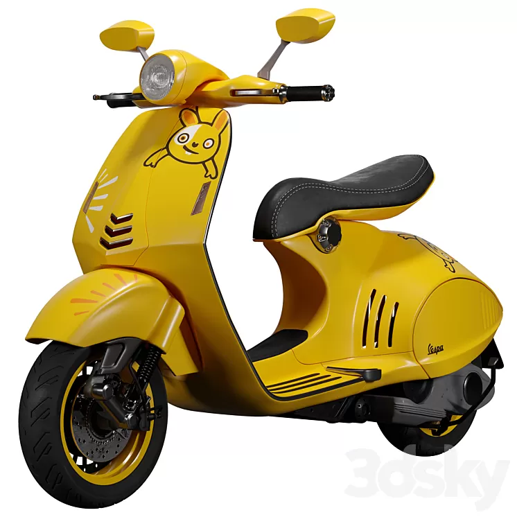 Vespa 946 3D Model Free