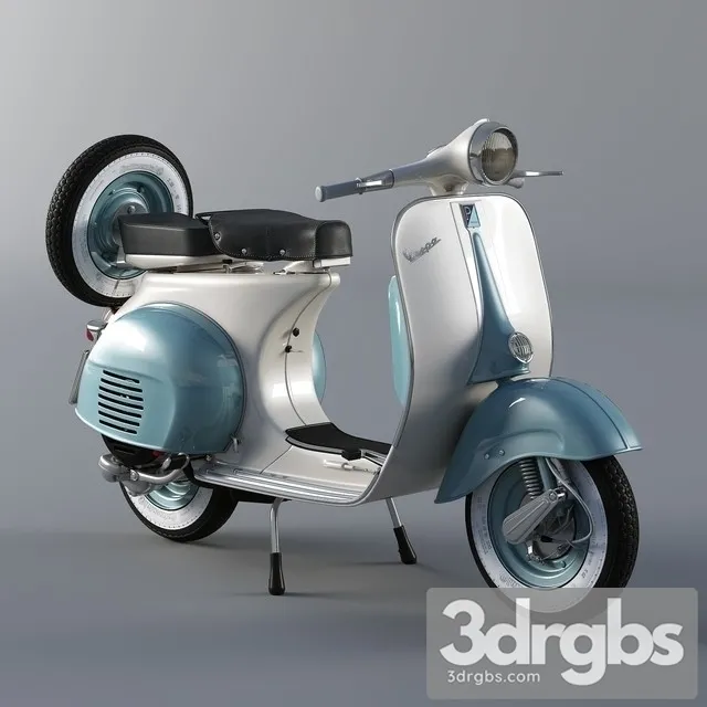 Vespa VNB 125 3D Model Free
