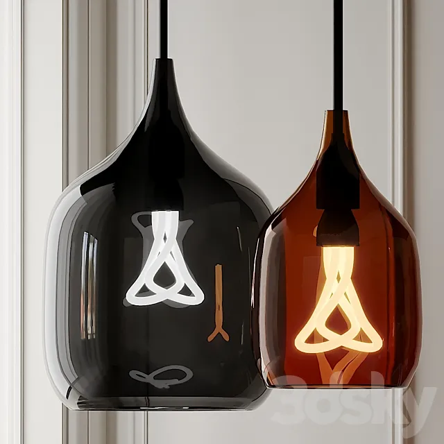 Vessel Pendant Light by Decode 3D Model