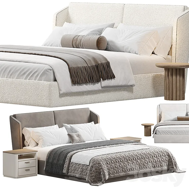 Vesta Bed by Thehighwall 3D Model Free