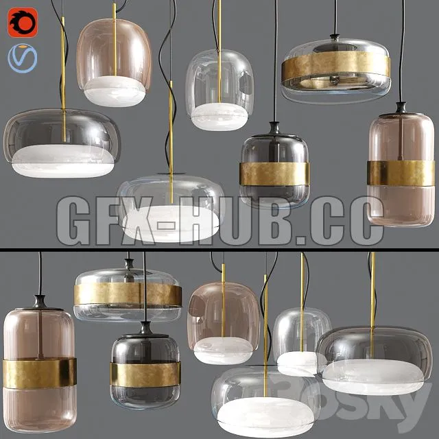 Vetreria Vistosi Jube SP Set 01 3D Model