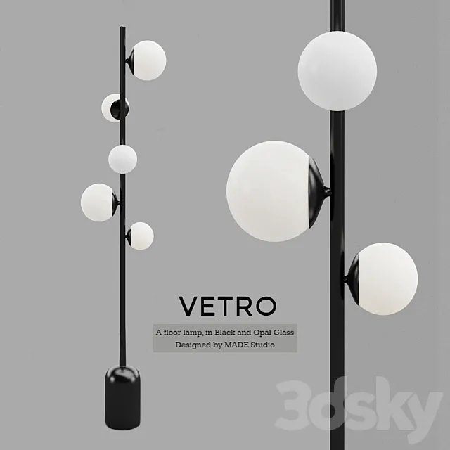 Vetro Floor Lamp 3D Model