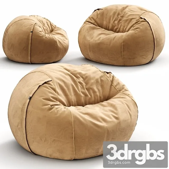 Vetsak Velvet Beanbag 3D Model Free