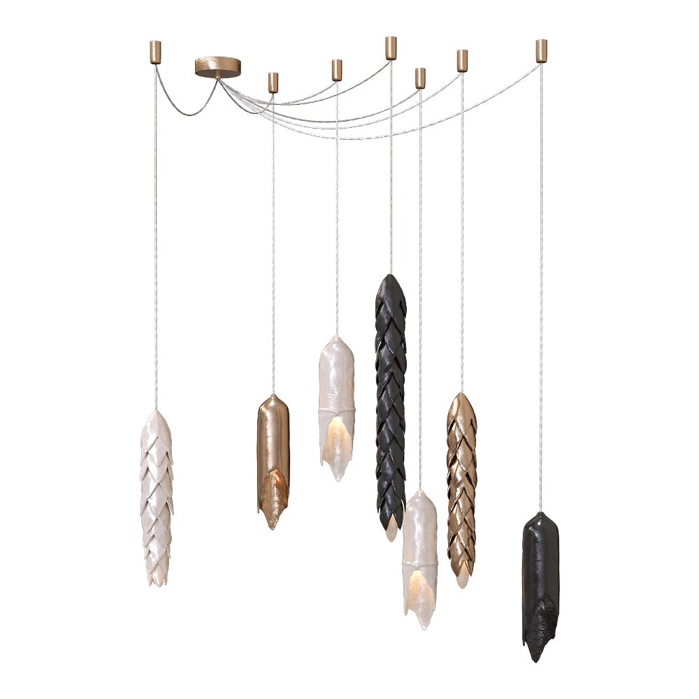 Vetvi - Pendant lamps Kolos 3D Model