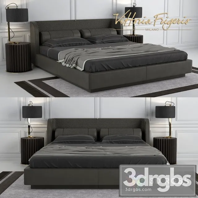 VF Bellini Bed 3D Model Free