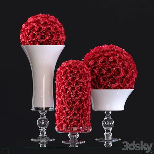 VG Flower Arrangement Set1 3D Model