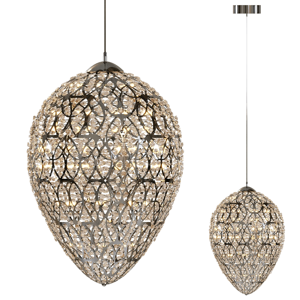 VGnewtrend - Chandelier ARABESQUE EGG 3D Model