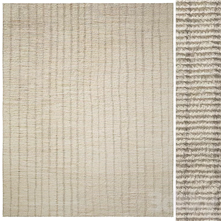 VIA HANDWOVEN WOOL RUG 3D Model